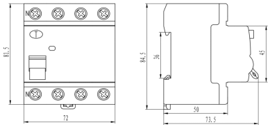 VFL001 ELCB Earth Leakage Circuit Breaker TYPE AC, TYPE A, TYPE ASi 4